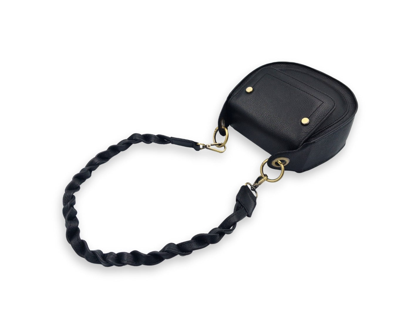 Adriana Cross Body and Shoulder Ladies Bag - Black
