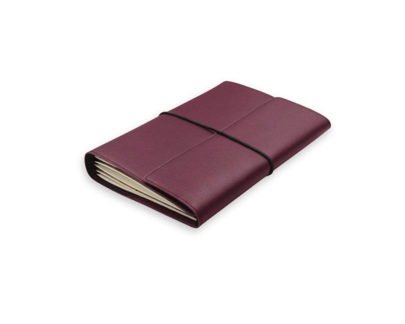 Trifold-Utility Journal with Pockets - Old Mauve (A5 Size)
