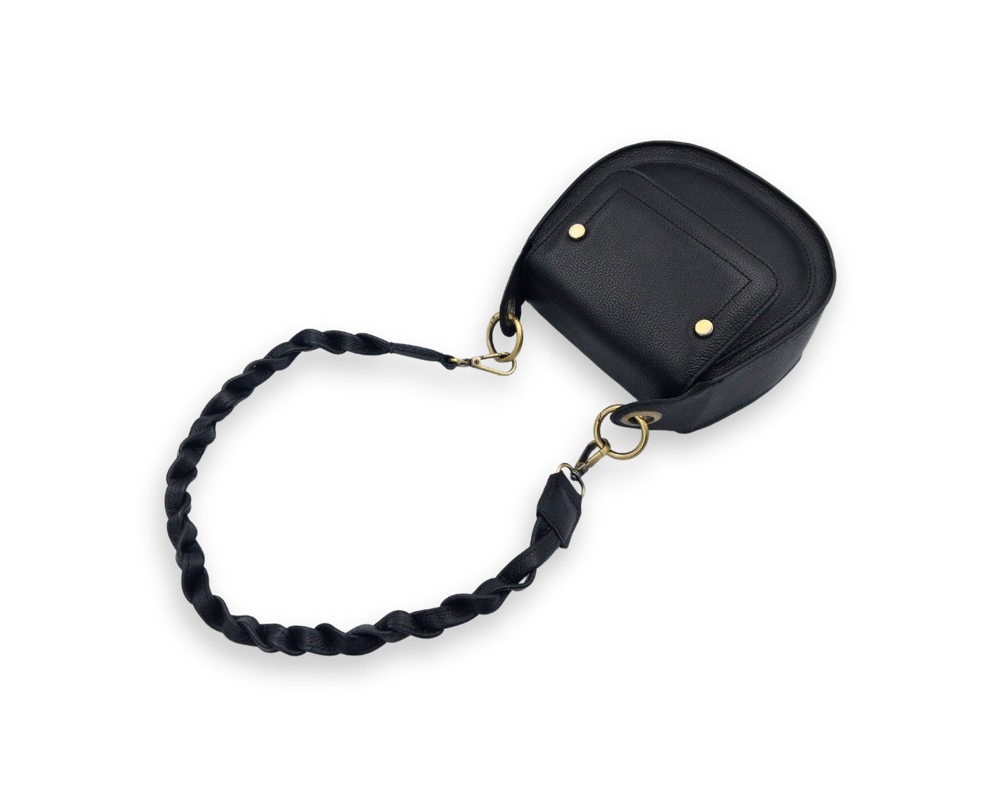 Adriana Cross Body and Shoulder Ladies Bag - Black