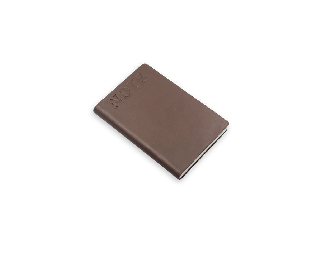 The NOTE Pocket Diary – Leather-Bound Blank Notebook