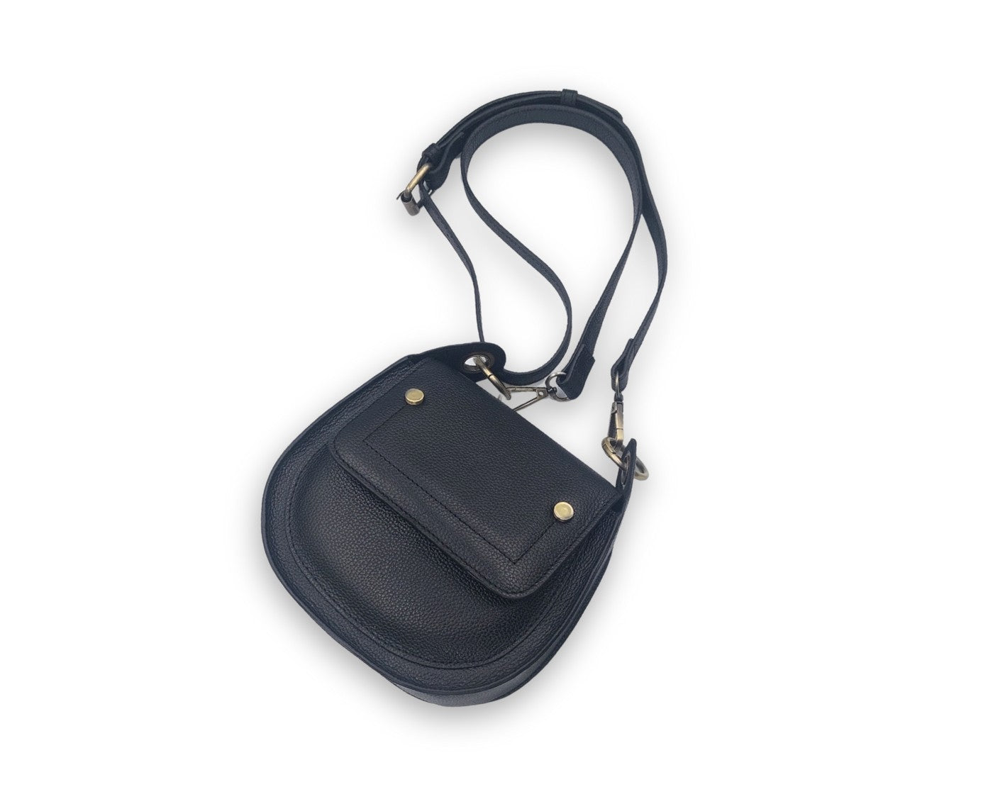 Adriana Cross Body and Shoulder Ladies Bag - Black