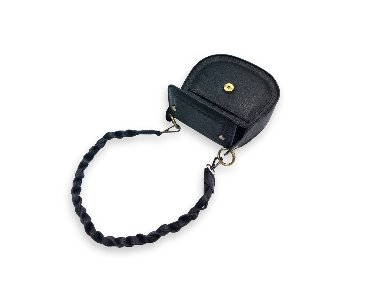 Adriana Cross Body and Shoulder Ladies Bag - Black