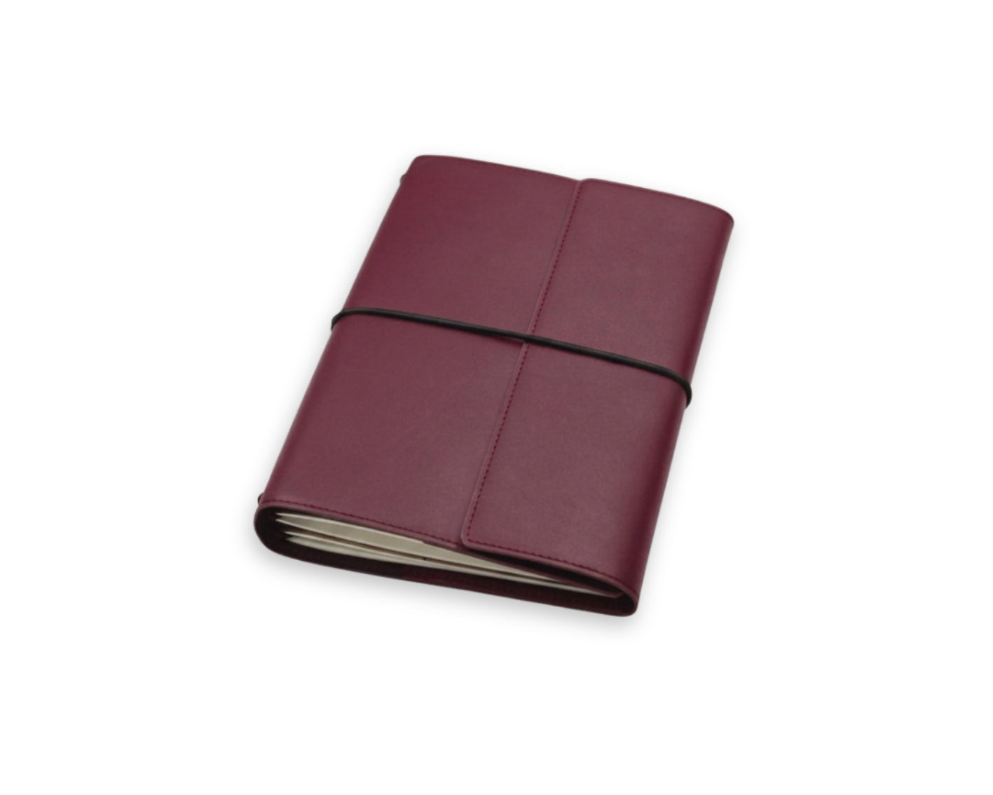 Trifold-Utility Journal with Pockets - Old Mauve (A5 Size)