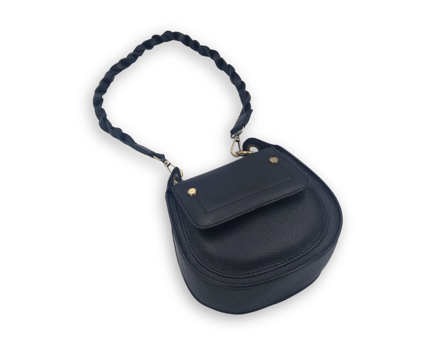 Adriana Cross Body and Shoulder Ladies Bag - Black