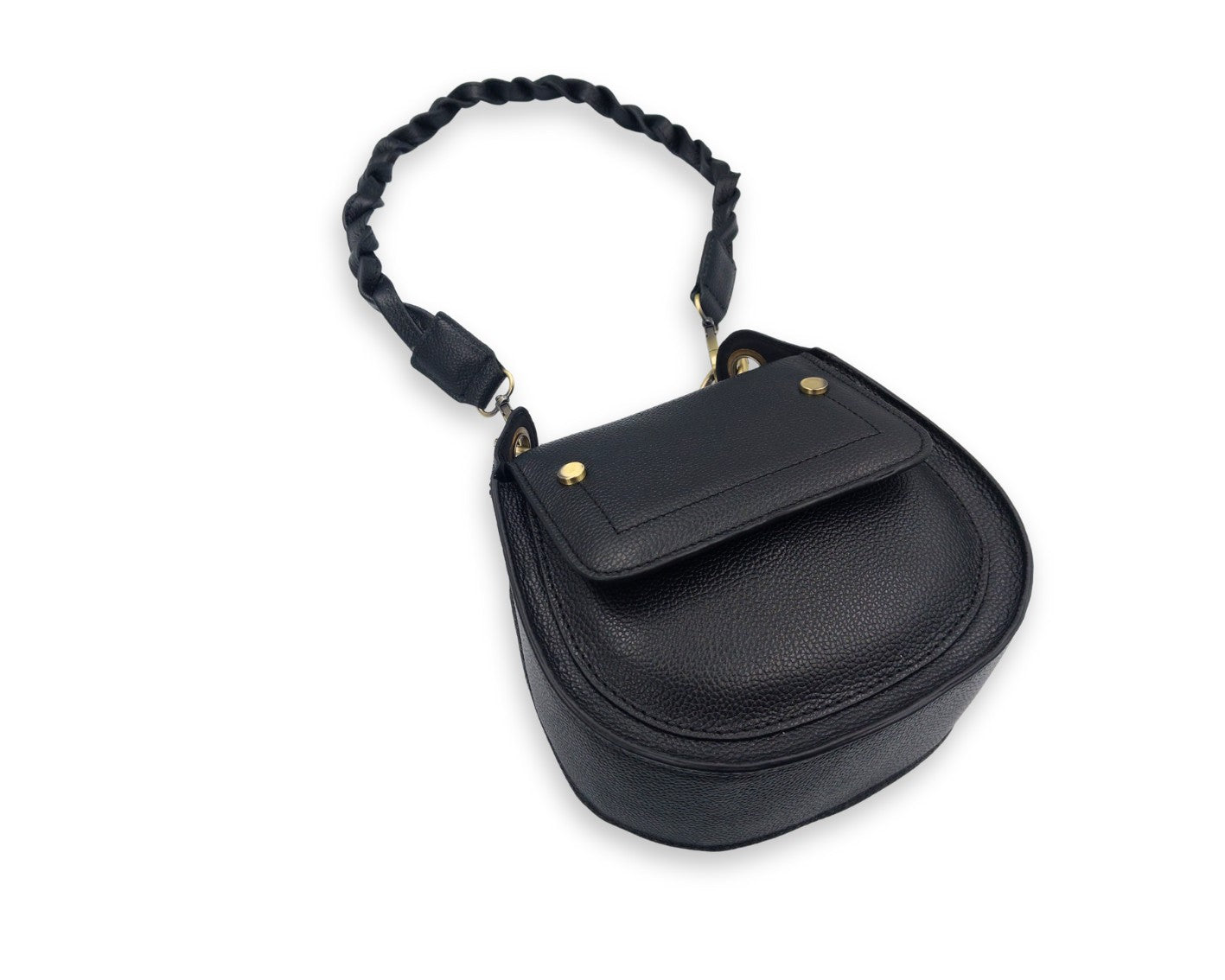 Adriana Cross Body and Shoulder Ladies Bag - Black