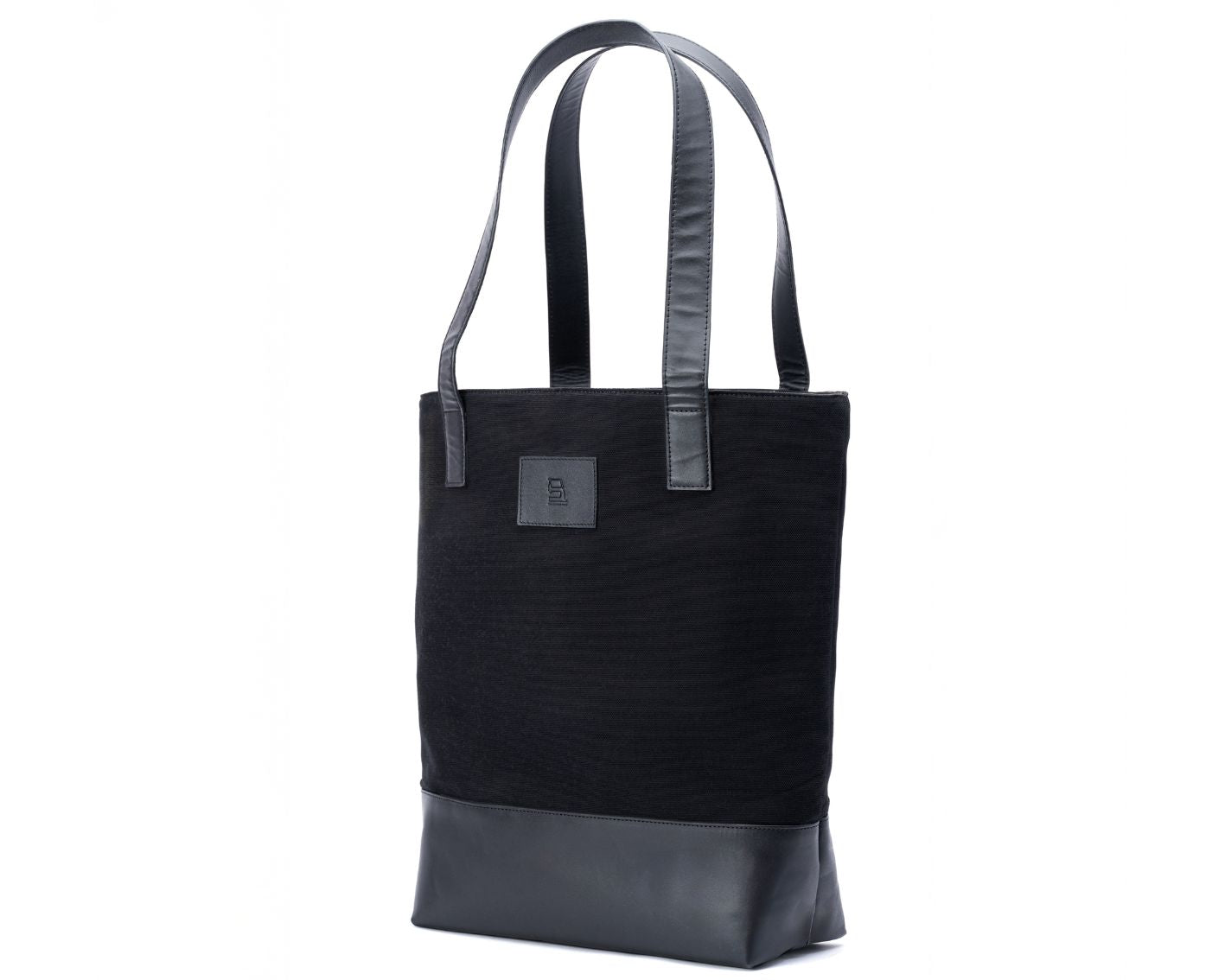 Classic Tote - Canvas + Leather (Black)