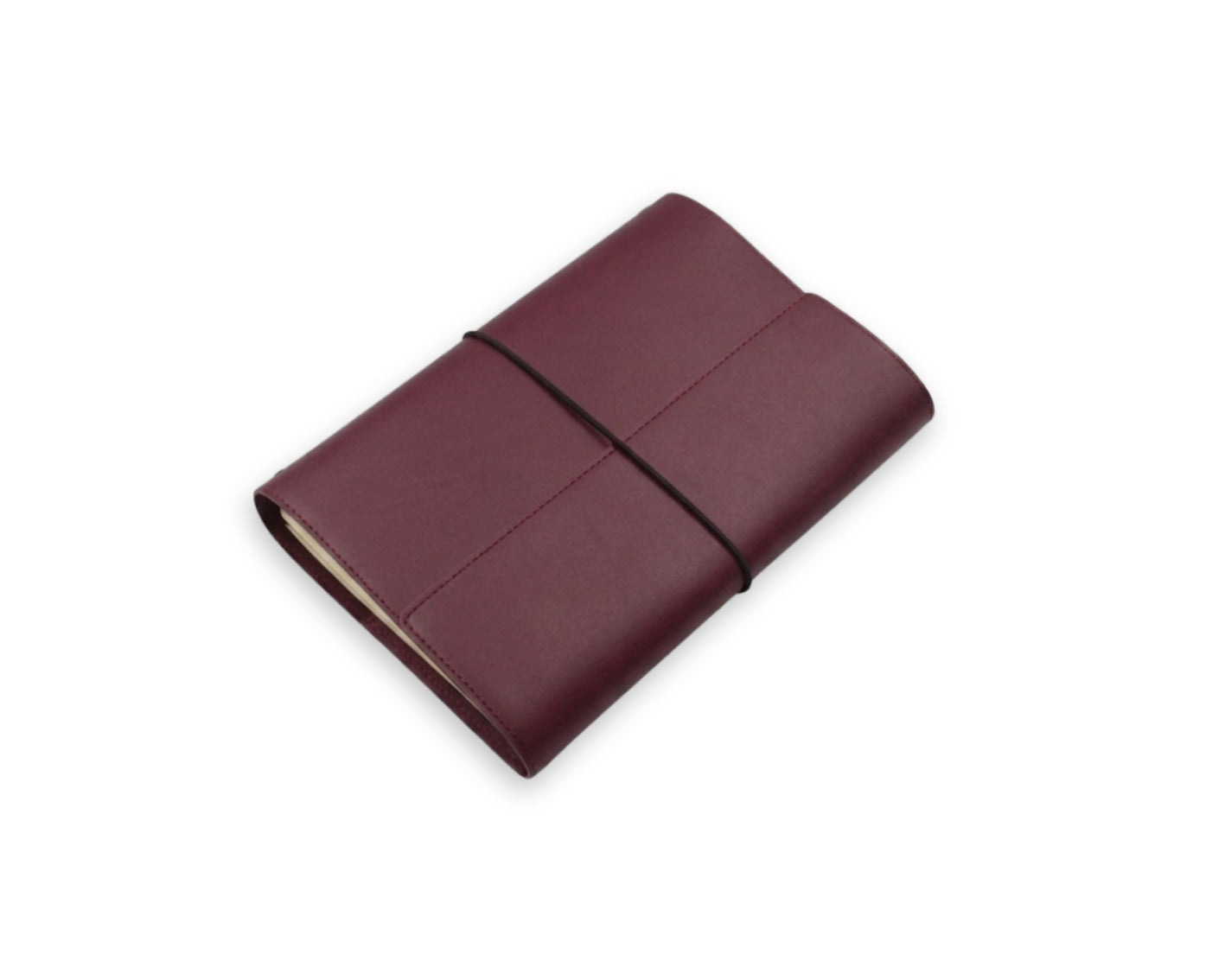 Trifold-Utility Journal with Pockets - Old Mauve (A5 Size)