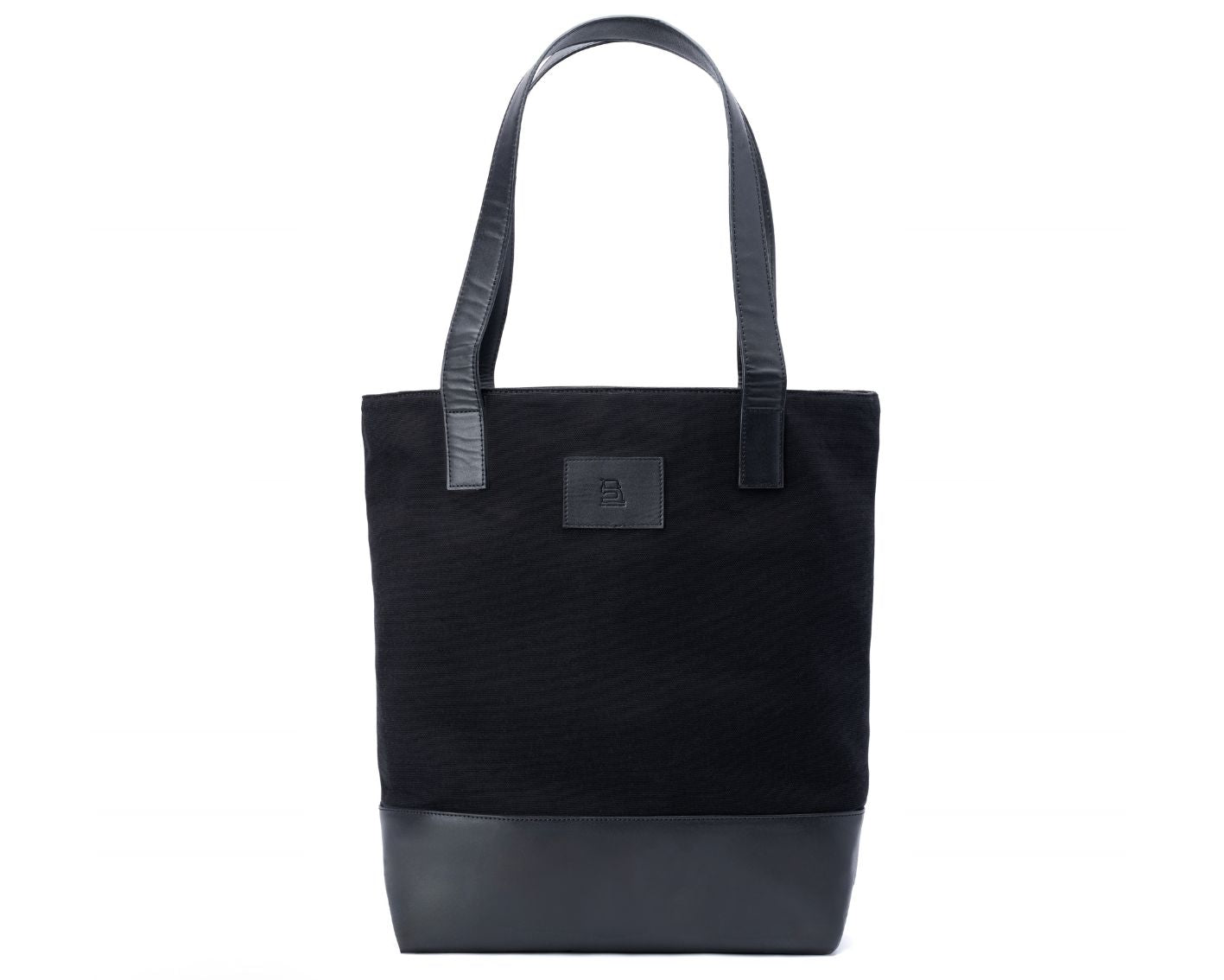 Classic Tote - Canvas + Leather (Black)