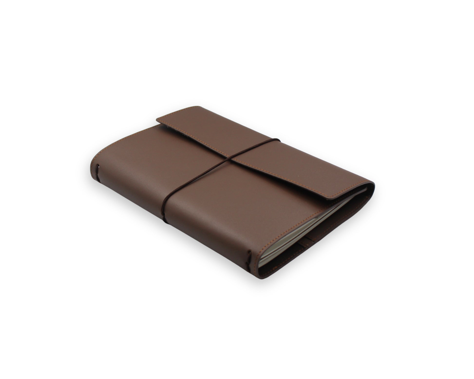 Trifold-Utility Journal - Brown (A5 Size)