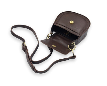 Adriana Cross Body and Shoulder Ladies Bag - Chocolate