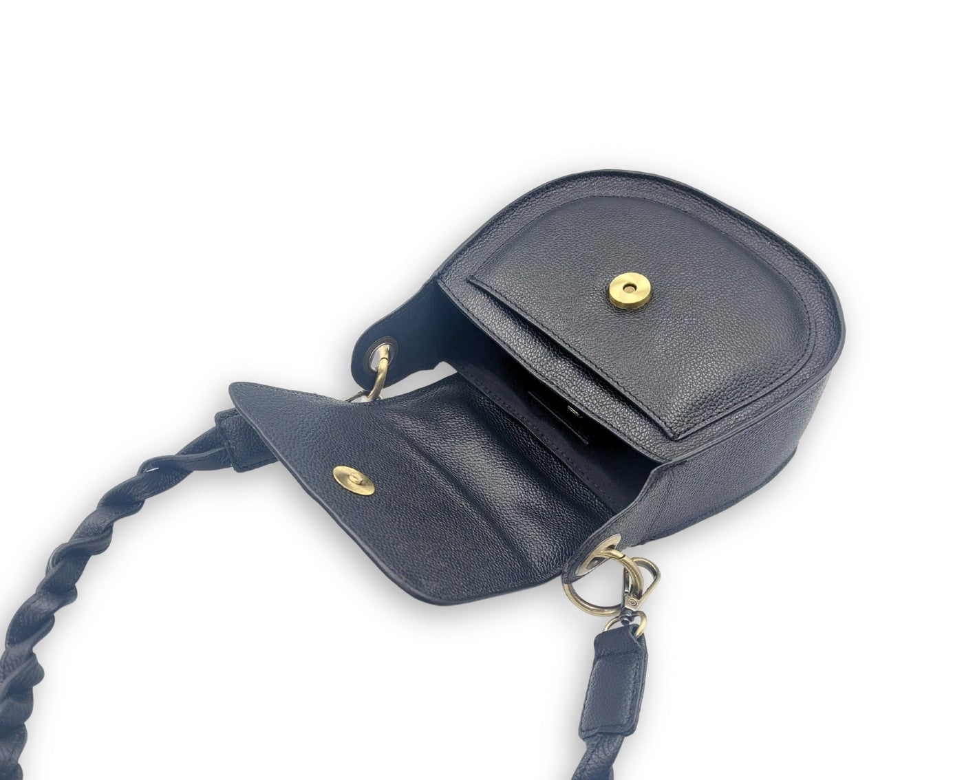 Adriana Cross Body and Shoulder Ladies Bag - Black