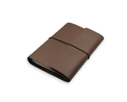 Trifold-Utility Journal - Brown (A5 Size)