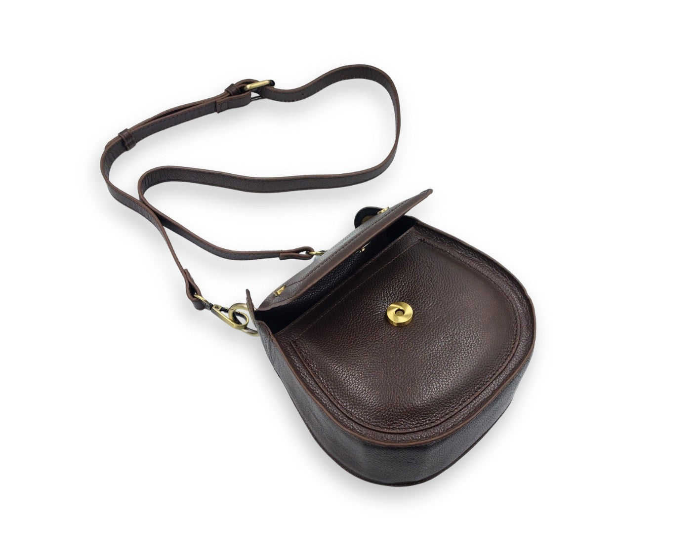 Adriana Cross Body and Shoulder Ladies Bag - Chocolate