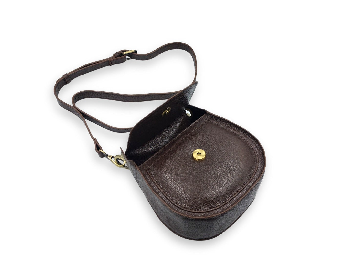 Adriana Cross Body and Shoulder Ladies Bag - Chocolate