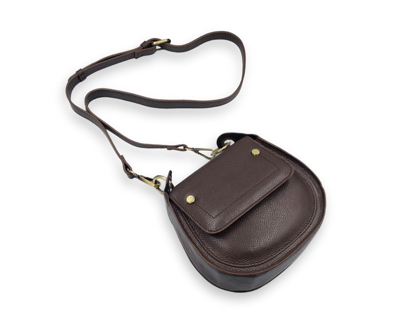 Adriana Cross Body and Shoulder Ladies Bag - Chocolate