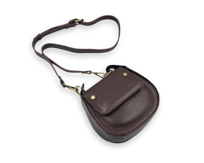Adriana Cross Body and Shoulder Ladies Bag - Chocolate