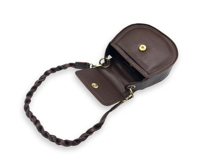 Adriana Cross Body and Shoulder Ladies Bag - Chocolate