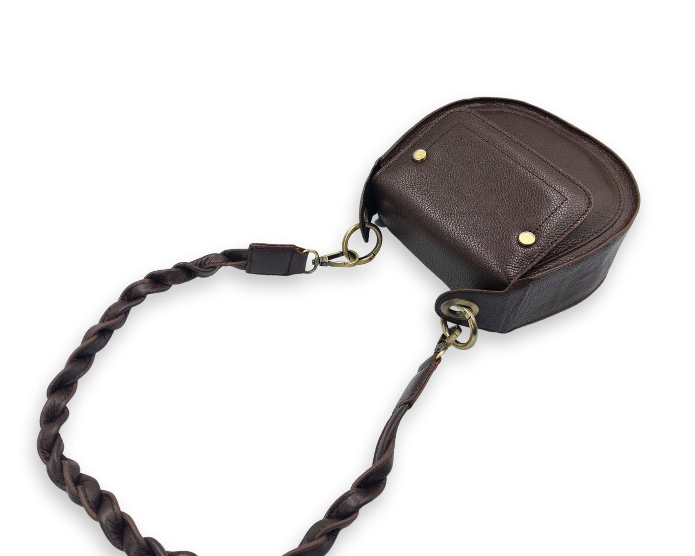 Adriana Cross Body and Shoulder Ladies Bag - Chocolate