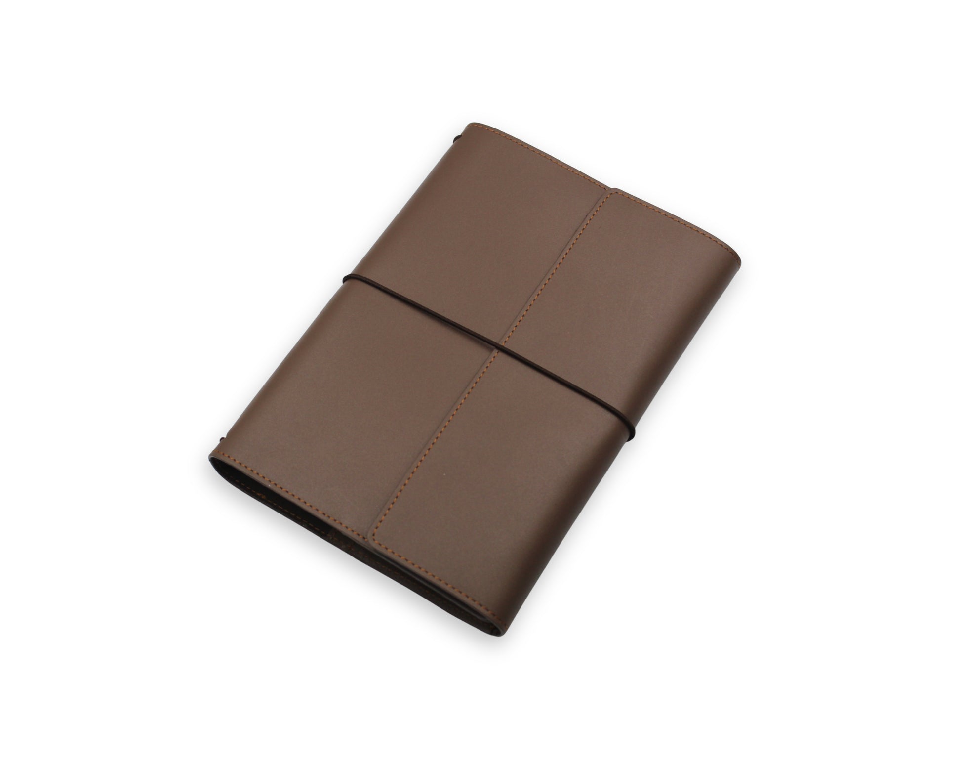 Trifold-Utility Journal - Brown (A5 Size)