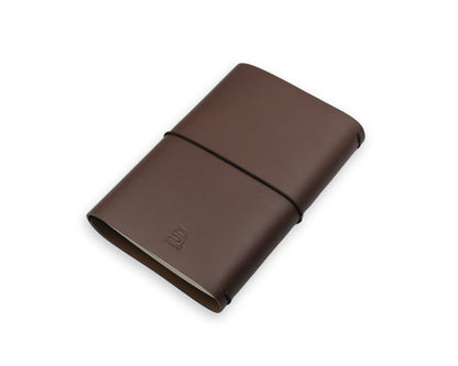 Handmade Leather Trifold Field Journal - Brown