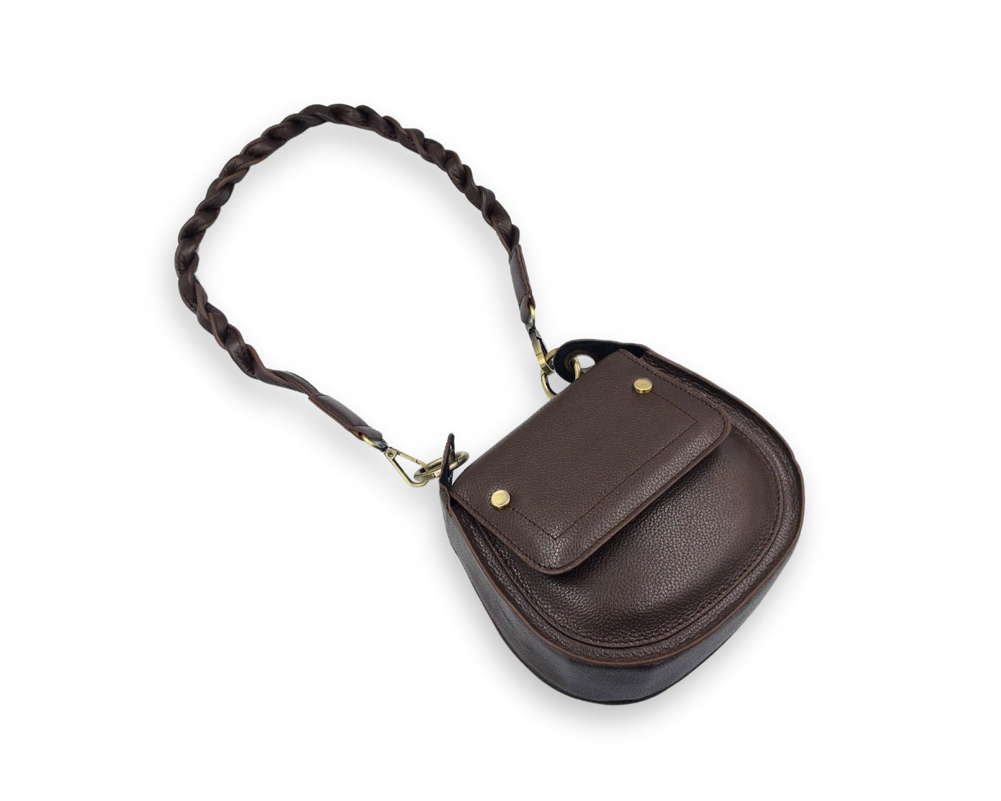 Adriana Cross Body and Shoulder Ladies Bag - Chocolate