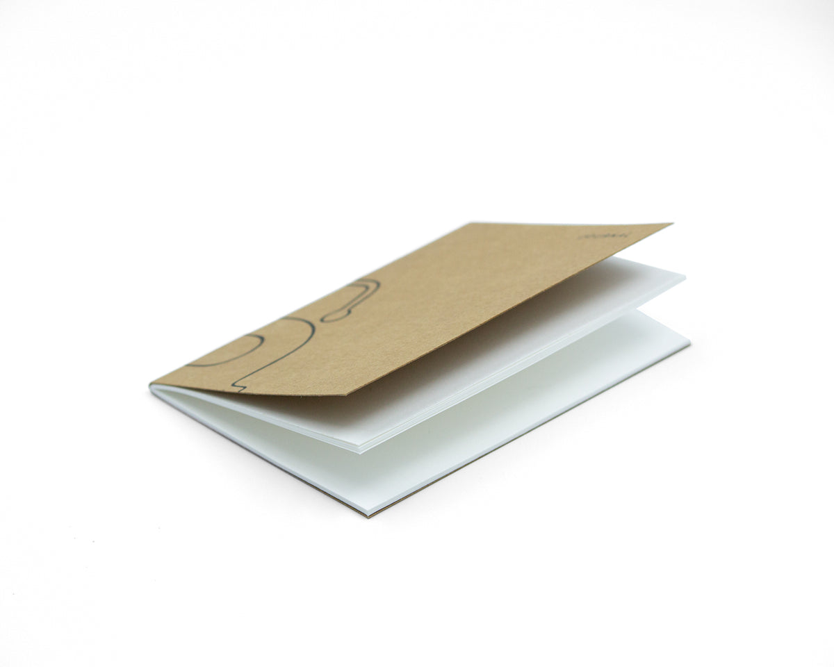 Handmade Leather Trifold Field Journal - Old Mauve