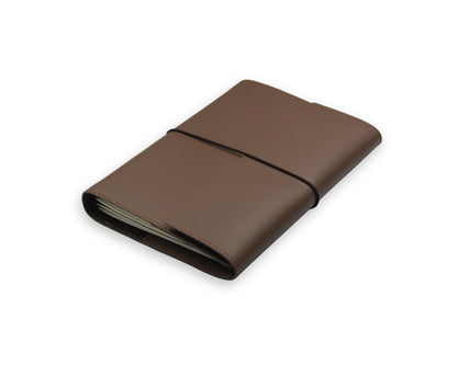 Trifold-Utility Journal - Brown (A5 Size)