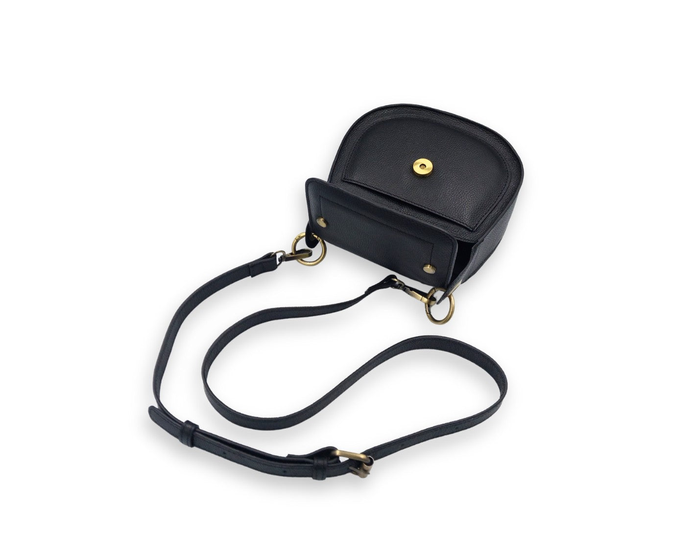 Adriana Cross Body and Shoulder Ladies Bag - Black