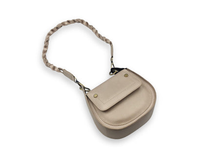 Adriana Cross Body and Shoulder Ladies Bag - Champagne