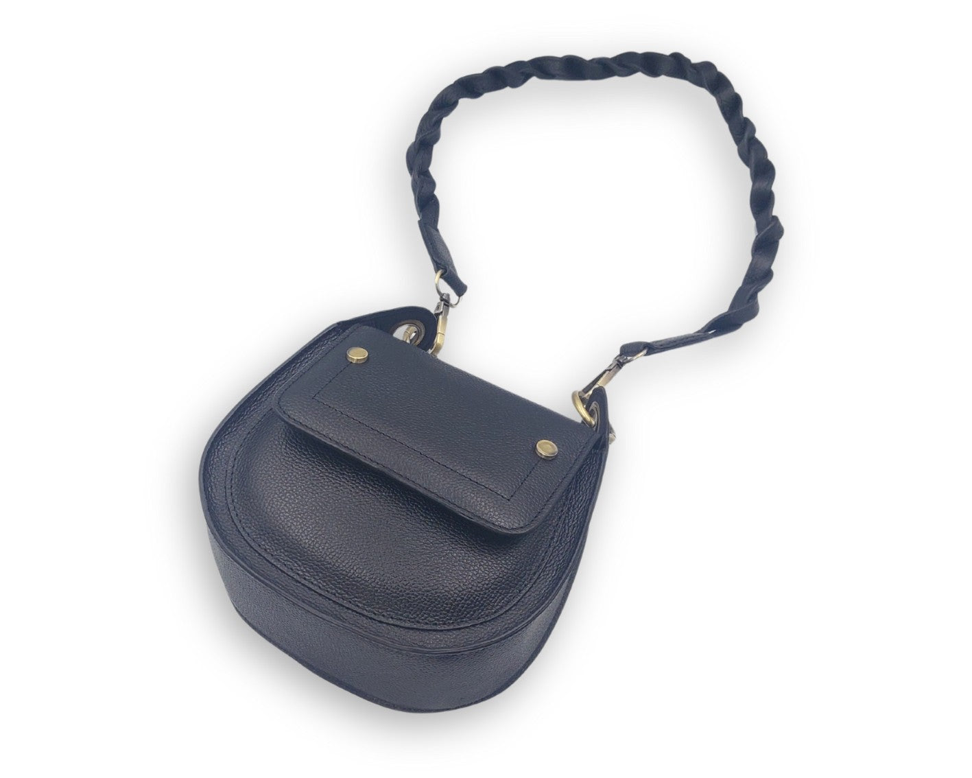 Adriana Cross Body and Shoulder Ladies Bag - Black