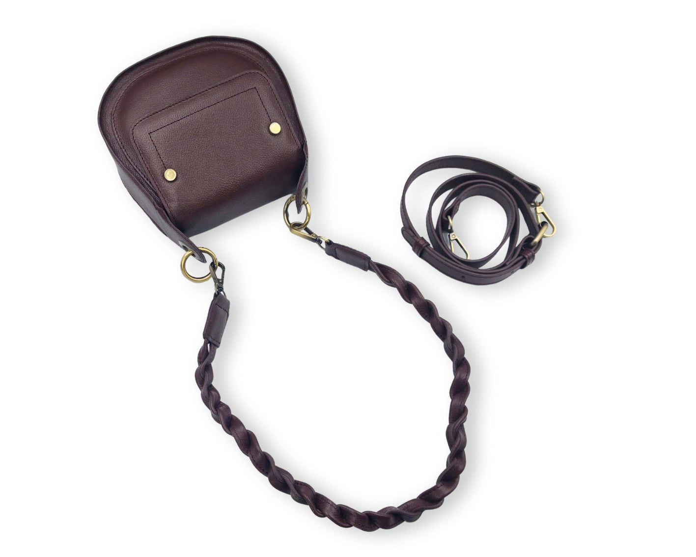 Adriana Cross Body and Shoulder Ladies Bag - Wine