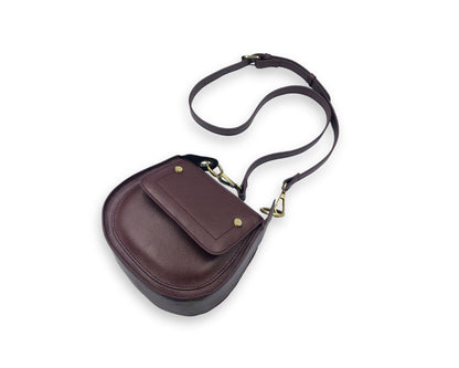 Adriana Cross Body and Shoulder Ladies Bag - Wine