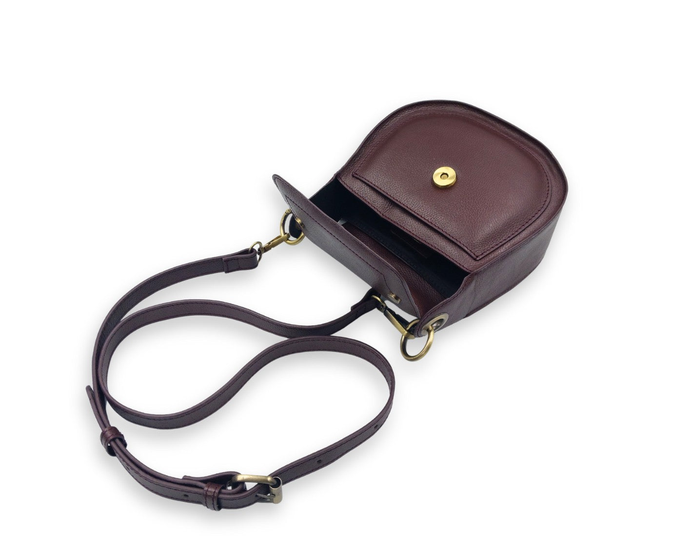 Adriana Cross Body and Shoulder Ladies Bag - Wine