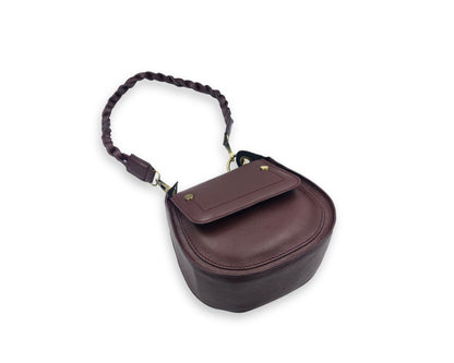 Adriana Cross Body and Shoulder Ladies Bag - Wine