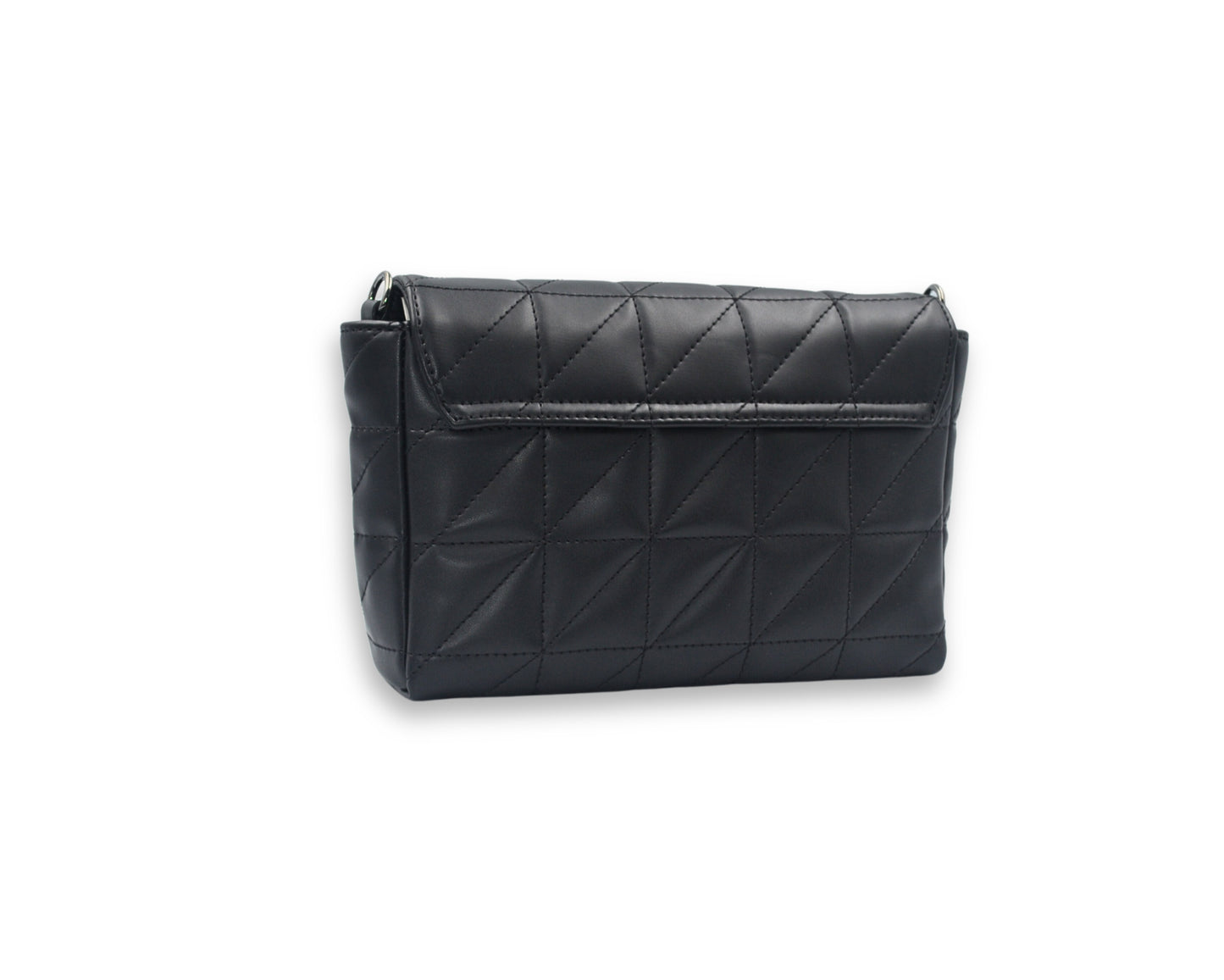 Elina Quilted Sling Bag - Black