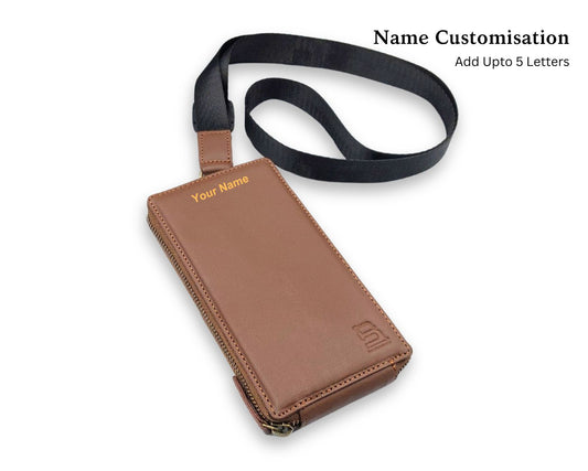 MOD Sling Wallet - TAN (With Your Name Customisation)
