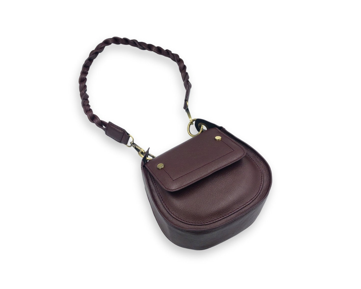 Adriana Cross Body and Shoulder Ladies Bag - Wine