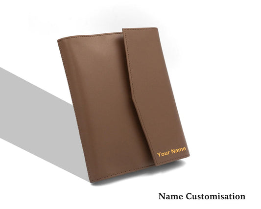 Executive Leather Diary - Tan (With your Name Customisation)