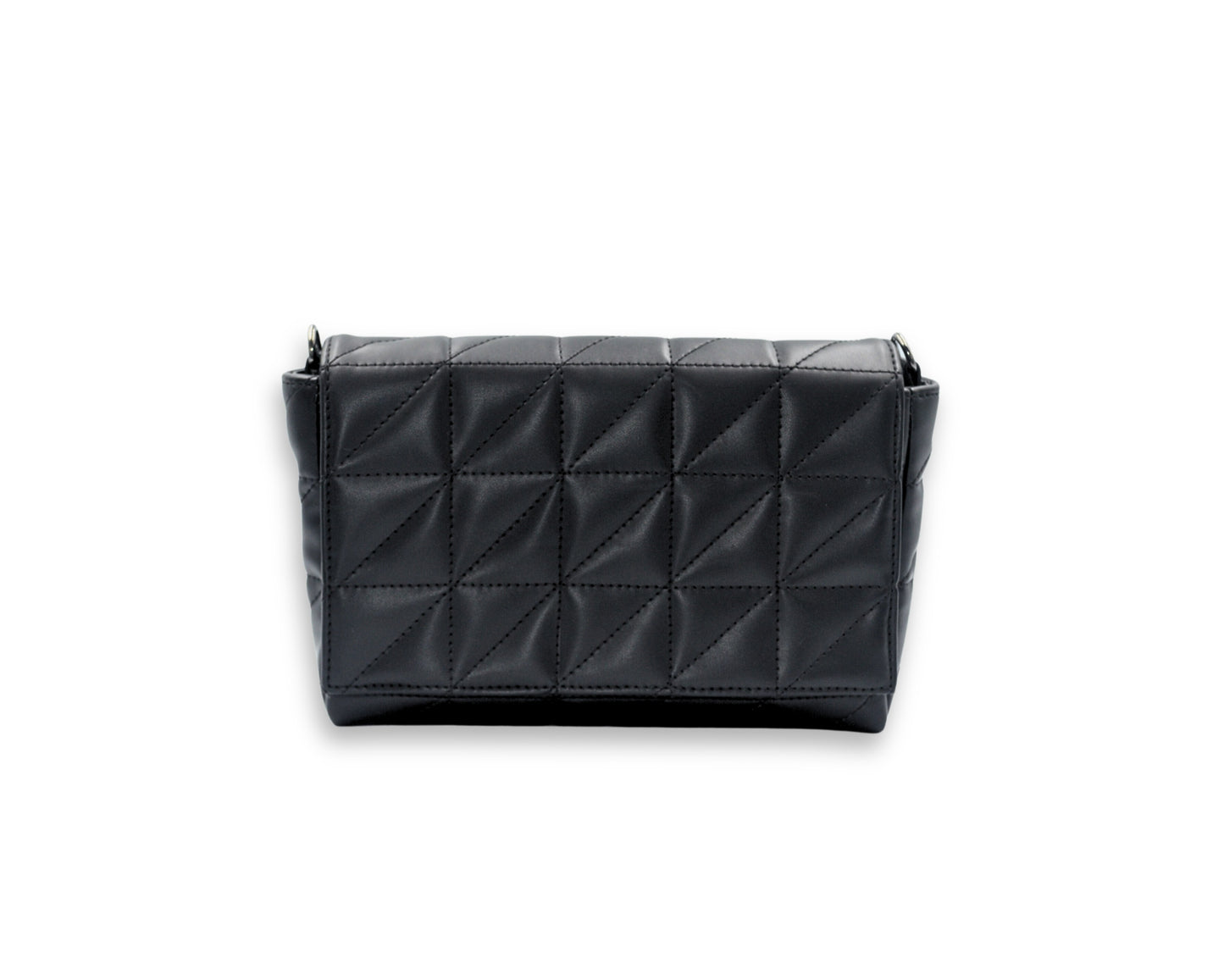 Elina Quilted Sling Bag - Black