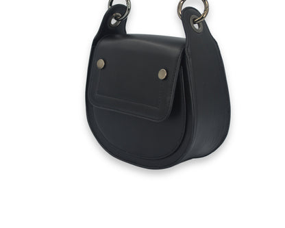 Adriana Cross Body and Shoulder Ladies Bag - Black