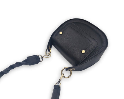 Adriana Cross Body and Shoulder Ladies Bag - Black