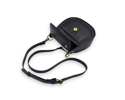Adriana Cross Body and Shoulder Ladies Bag - Black