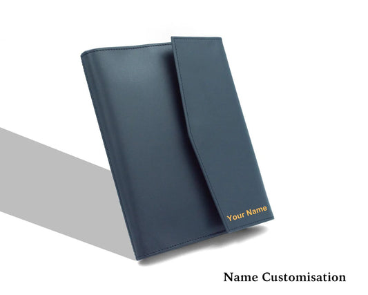Executive Leather Diary - Midnight Blue (With your Name Customisation)