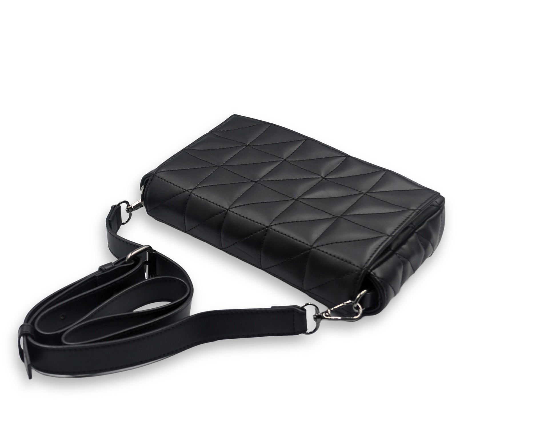 Elina Quilted Sling Bag - Black – The Leather Chef
