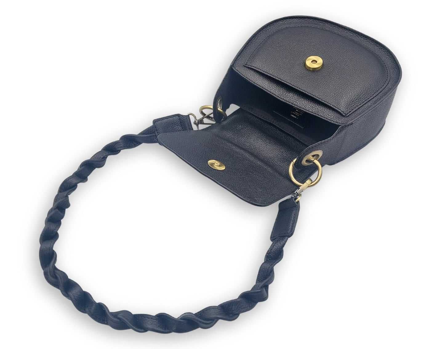 Adriana Cross Body and Shoulder Ladies Bag - Black