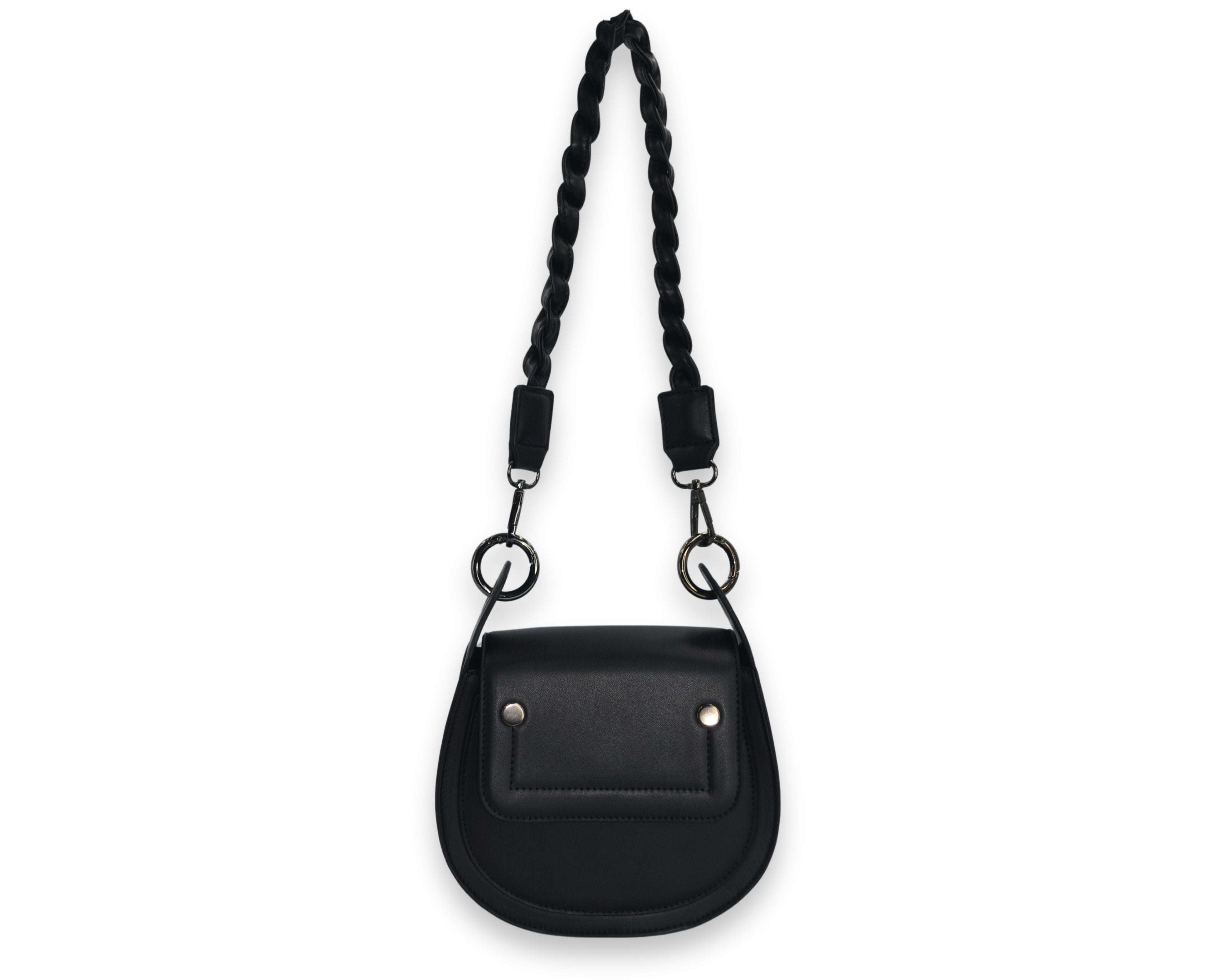 Adriana Cross Body and Shoulder Ladies Bag Black The Leather Chef