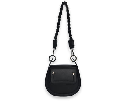 Adriana Cross Body and Shoulder Ladies Bag - Black