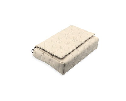 Elina Quilted Sling Bag - Ivory