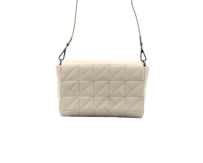 Elina Quilted Sling Bag - Ivory