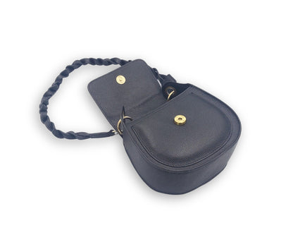 Adriana Cross Body and Shoulder Ladies Bag - Black